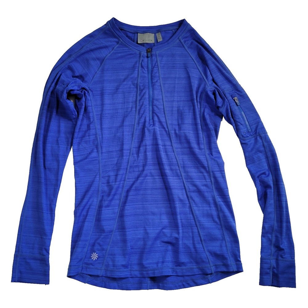 Athleta Activewear Long Sleeve Violet Purple Shirt Small